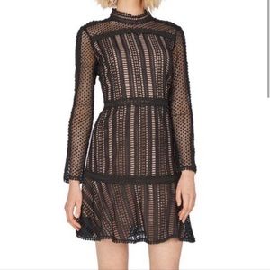 Adeline Rae Naia Woven Lace Sheath Dress in Size M